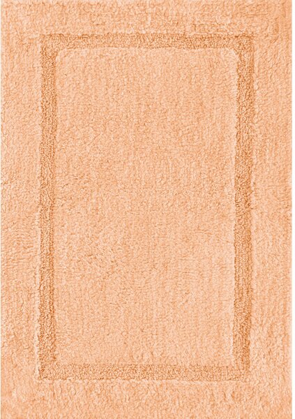 Tappeto arredo bagno Brio in cotone 100% 50X80 Pesca