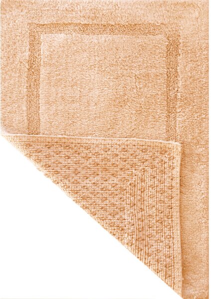 Tappeto arredo bagno Brio in cotone 100% 50X80 Pesca