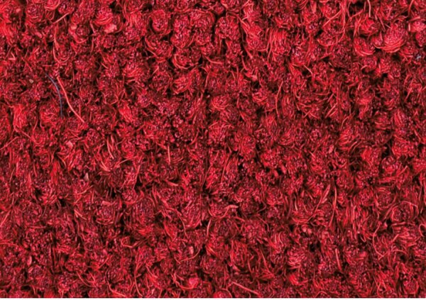 Zerbino cocco colorato bordeaux h. 100 cm Nero 100x150 cm