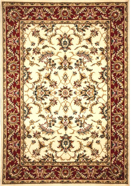 Tappeto arredo classico 100% polipropilene Kazak 511 crema 60x110