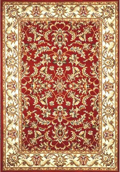 Tappeto arredo classico 100% polipropilene Kazak 511 rosso 60x110