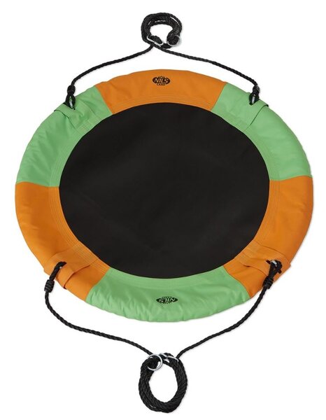Altalena per bambini circolare da 90 cm bicolor