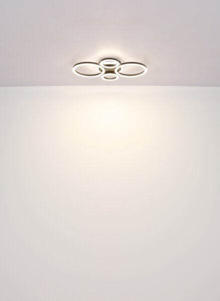 Globo 48039-40 - Plafoniera LED LORETTA LED/40W/230V 35,5x53 cm nero