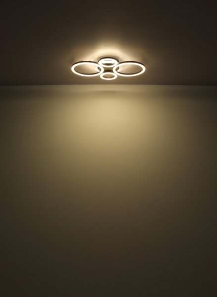 Globo 48039-40 - Plafoniera LED LORETTA LED/40W/230V 35,5x53 cm nero