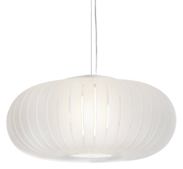 Lampada a sospensione Kartell, Teresa Frozen, Bianco, Soggiorno, Plastica, Design