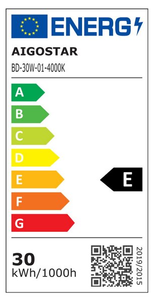 Barra Led 30W da 90cm Bianco neutro 4000K Aigostar