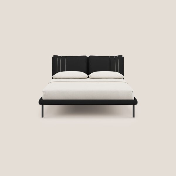 Giselle letto moderno con cuscini testata regolabili con tasche in mic