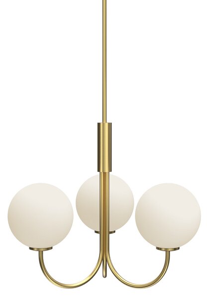 Lampadari Herstal, Ballon, dimmerabile, Dorato / Ottone, Soggiorno, Vetro, Moderno