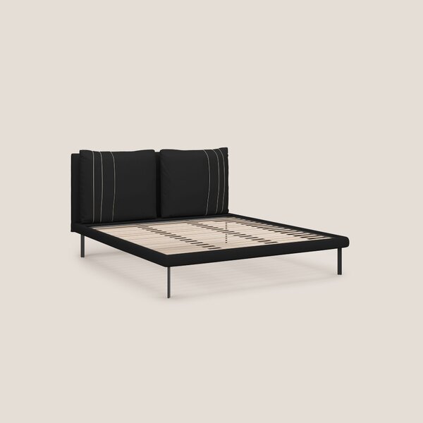 Giselle letto moderno con cuscini testata regolabili con tasche in mic