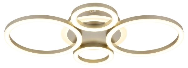 Globo 48039-40CO -LED Plafoniera LORETTA LED/40W/230V 35,5x53 cm ottone
