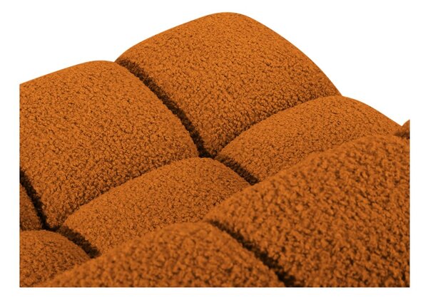 Modulo divano bouclé arancione (parte centrale) Bellis - Micadoni Home