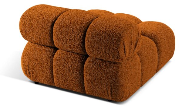 Modulo divano bouclé arancione (parte centrale) Bellis - Micadoni Home