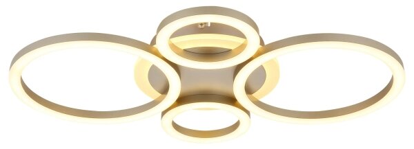 Globo 48039-40CO -LED Plafoniera LORETTA LED/40W/230V 35,5x53 cm ottone