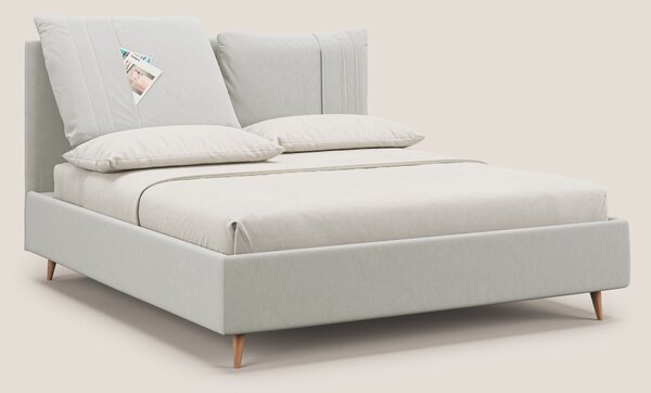 Nathan letto contenitore con cuscini regolabili con tasche in microfib