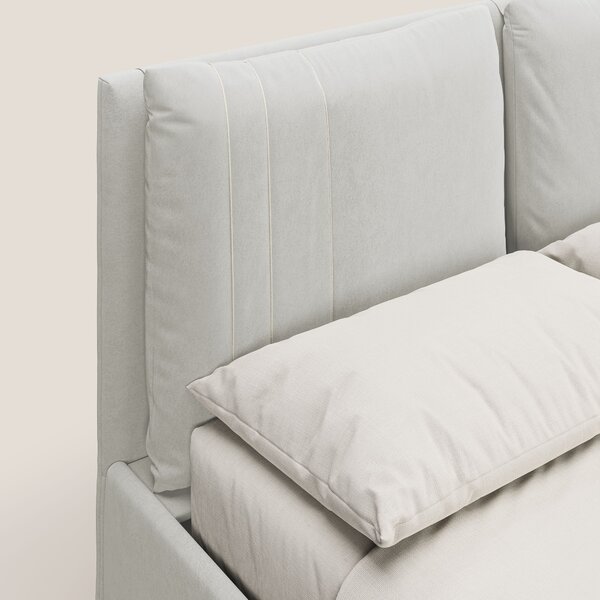 Nathan letto contenitore con cuscini regolabili con tasche in microfib