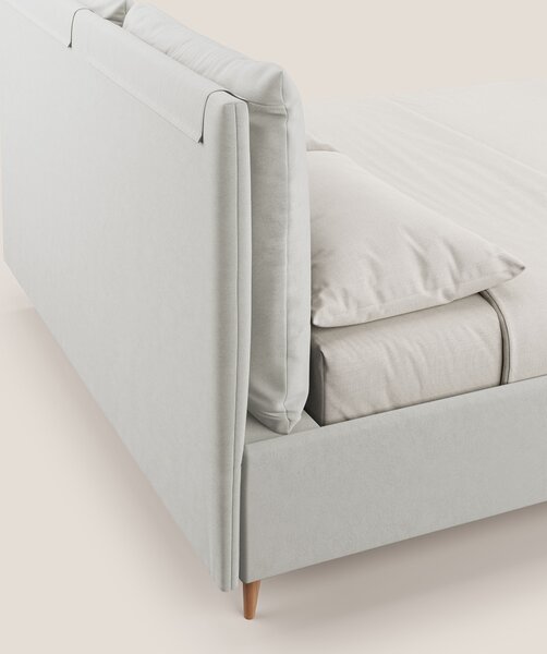 Nathan letto contenitore con cuscini regolabili con tasche in microfib