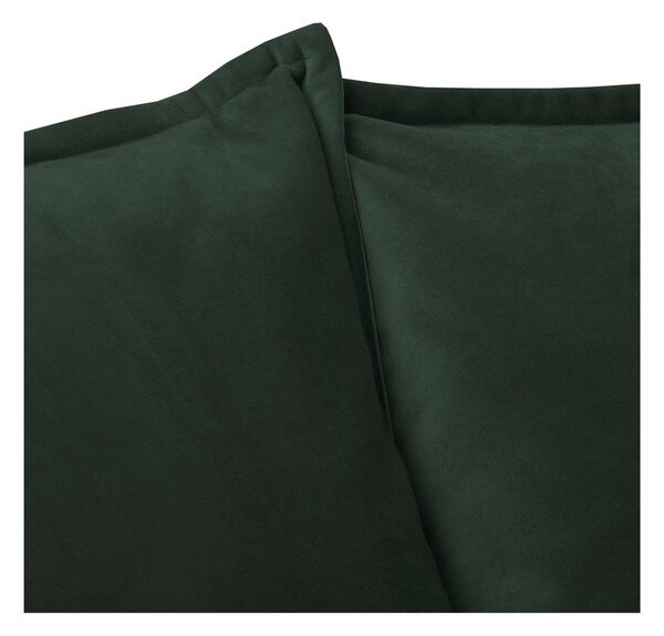 Divano verde scuro con rivestimento in velluto 138 cm Juli – Ropez