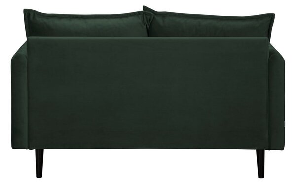 Divano verde scuro con rivestimento in velluto 138 cm Juli – Ropez