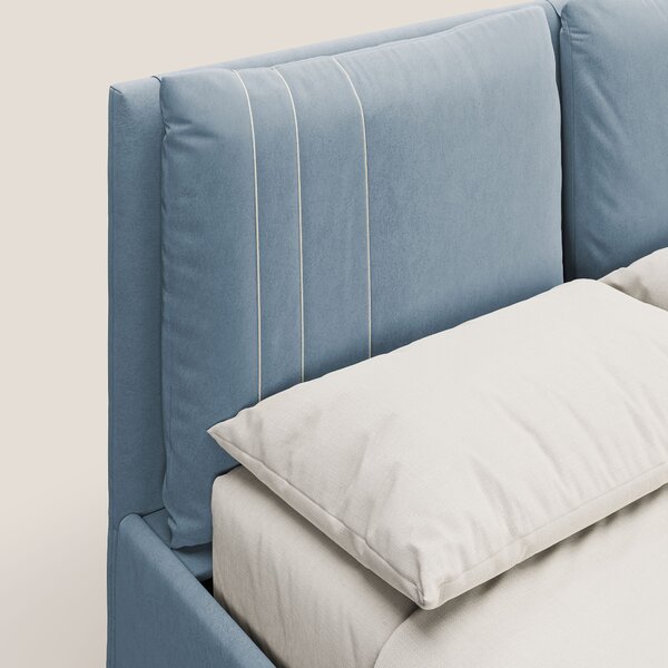 Nathan letto contenitore con cuscini regolabili con tasche in microfib