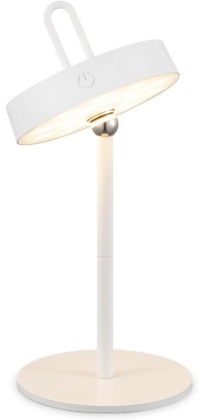 Lampada da tavolo a sfioramento dimmerabile ricaricabile per esterni LED GENTLE LED/1,5W/3,7V 3000 mAh IP44 bianca