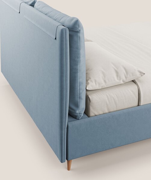 Nathan letto contenitore con cuscini regolabili con tasche in microfib