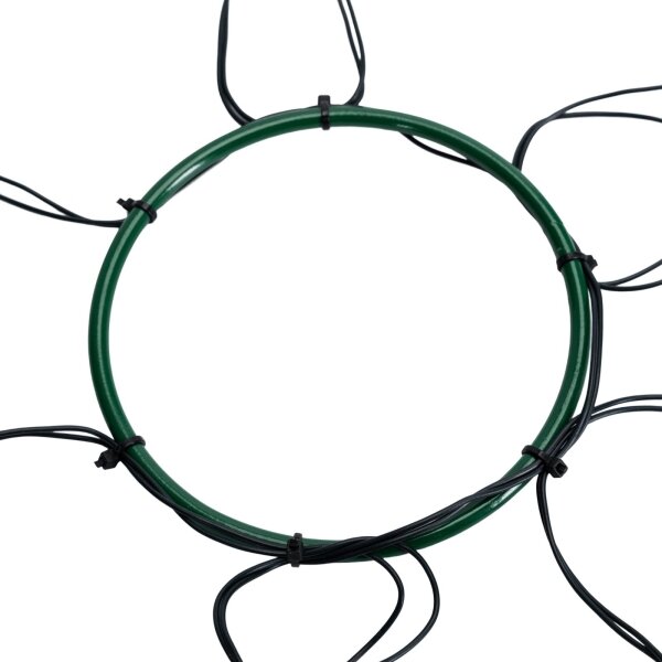 Aigostar - Catena luminosa natalizia per esterni, 108 LED / 8 funzioni, 3x AA, 1,8 m, IP44, bianco caldo