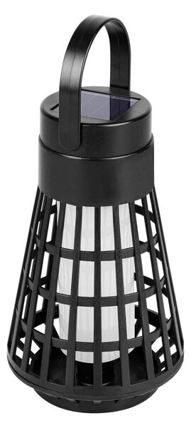 Lampada solare a LED con sensore 2 in 1 LED/1W/3,7V IP54 300 mAh nera