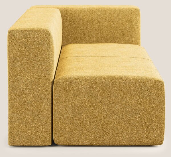 Nettuno modulo angolo/laterale maxi in morbido tessuto bouclè T07 gial