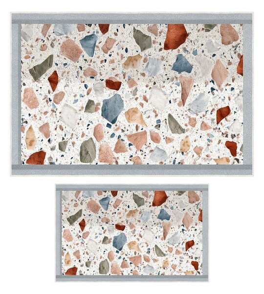 Set di tappetini per il bagno 2 pz 60x100 cm – Foutastic