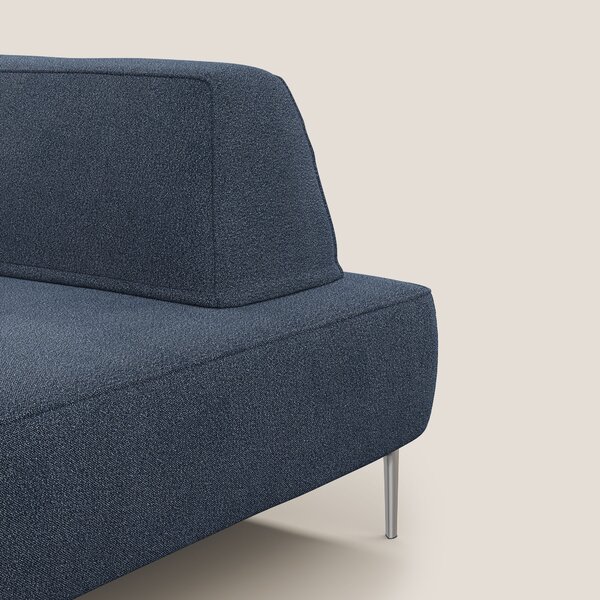 Newton poltrona modulare con schienali movibili T07 blu