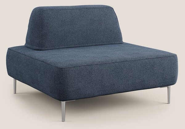 Newton poltrona modulare con schienali movibili T07 blu