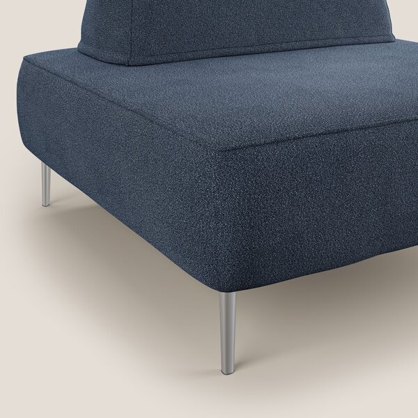 Newton poltrona modulare con schienali movibili T07 blu