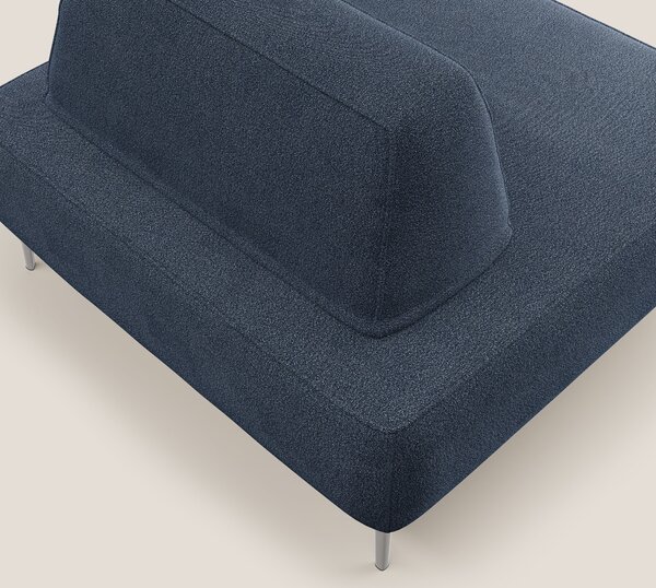 Newton poltrona modulare con schienali movibili T07 blu