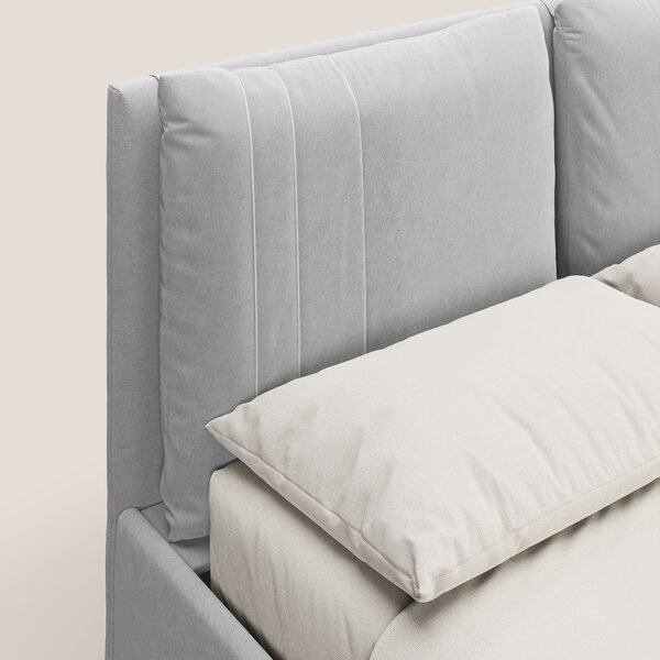 Nathan letto contenitore con cuscini regolabili con tasche in microfib