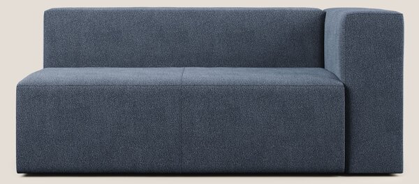 Nettuno modulo angolo/laterale maxi in morbido tessuto bouclè T07 blu