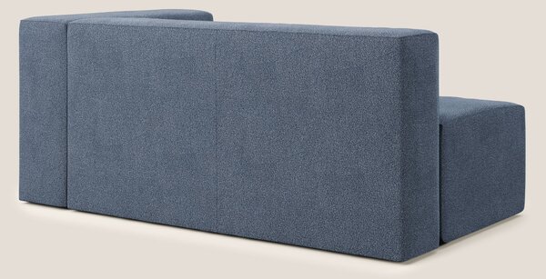 Nettuno modulo angolo/laterale maxi in morbido tessuto bouclè T07 blu