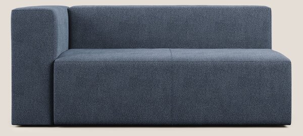 Nettuno modulo angolo/laterale maxi in morbido tessuto bouclè T07 blu