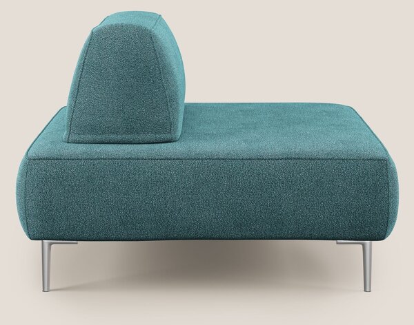 Newton poltrona modulare con schienali movibili T07 azzurro