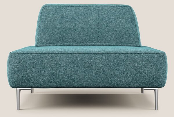 Newton poltrona modulare con schienali movibili T07 azzurro