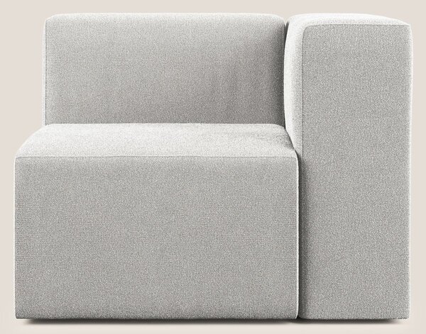 Nettuno modulo angolo/laterale in morbido tessuto bouclè T07 grigio