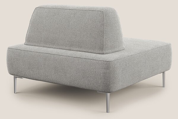 Newton poltrona modulare con schienali movibili T07 grigio