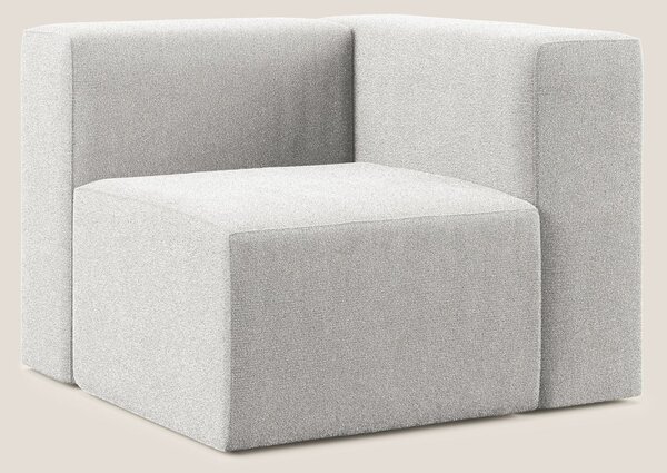 Nettuno modulo angolo/laterale in morbido tessuto bouclè T07 grigio