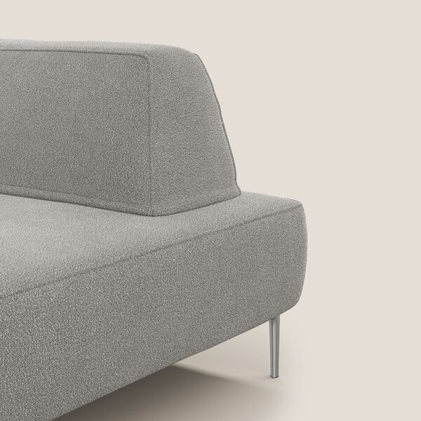 Newton poltrona modulare con schienali movibili T07 grigio