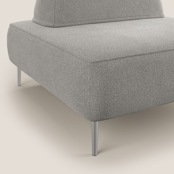 Newton poltrona modulare con schienali movibili T07 grigio
