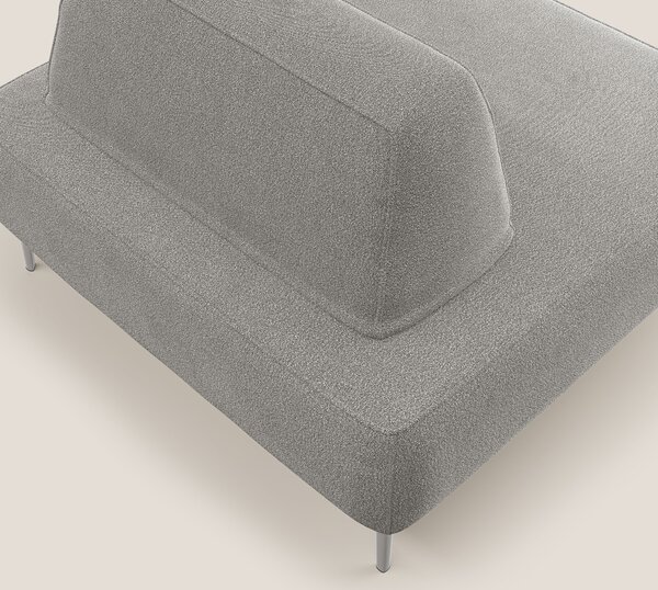 Newton poltrona modulare con schienali movibili T07 grigio
