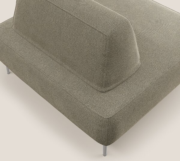 Newton poltrona modulare con schienali movibili T07 beige