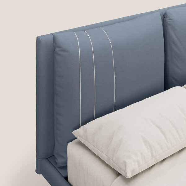 Giselle letto moderno con cuscini testata regolabili con tasche in mic