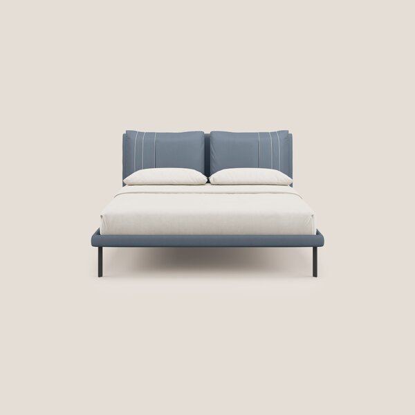 Giselle letto moderno con cuscini testata regolabili con tasche in mic