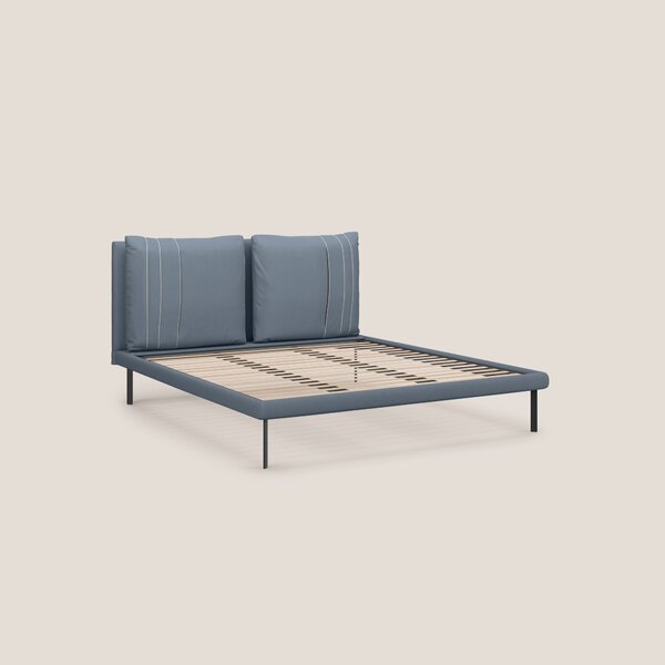 Giselle letto moderno con cuscini testata regolabili con tasche in mic