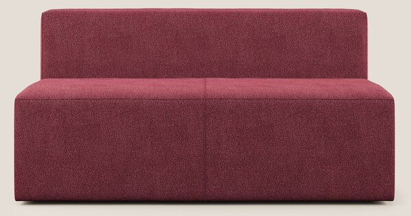 Nettuno modulo centrale maxi in morbido tessuto bouclè T07 rosso